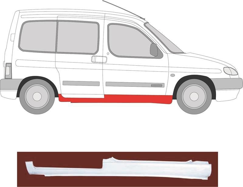 Citroen Belingo, Multispace Full Sill Sliding 4 Door Type