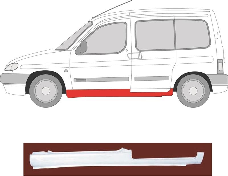 Citroen Belingo, Multispace Full Sill Sliding 4 Door Type