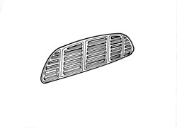 AUSTIN MINI TRAVELLER/VAN (195 Front Grille - Steel