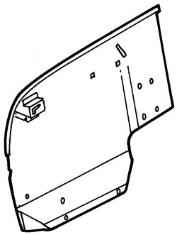 AUSTIN MINI MK3 (1970>) Half Inner Wing
