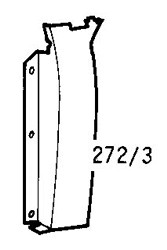 Austin Healey Sprite 1964-1971 Sprite A Post Outer Panel (1964-1971)