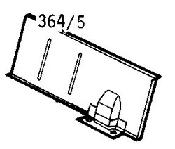 Austin Healey Sprite 1964-1971 Inner Rear Bulkhead - Half Panel