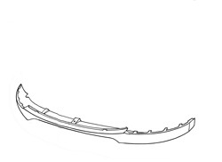 BMW 1 Series 2004-2007 Front Bumper Spoiler