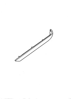 BMW E46 1998-2001 Saloon Rear Bumper Moulding (Outer) Section