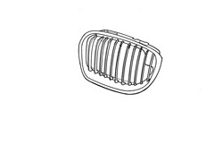 BMW 3 Series 03-05 Coupe/Cab Front Grille - Chrome/Chrome
