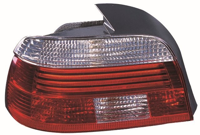 BMW 5 Series 2000-2003 Saloon Rear Lamp (Red/Clear)