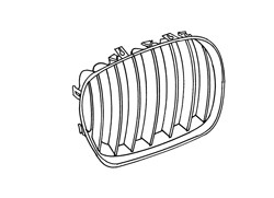 BMW X5 2000-2004 Front Grille Section (Titan)