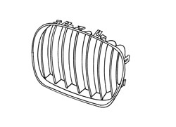 BMW X5 2000-2004 Front Grille Section (Titan)