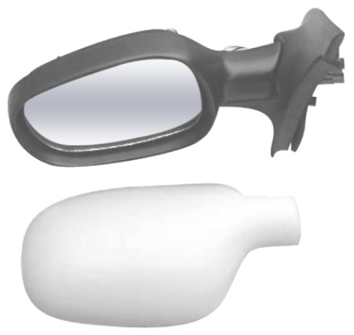 Renault Clio 1998-2001 Door Mirror Electric Heated Primed L/H