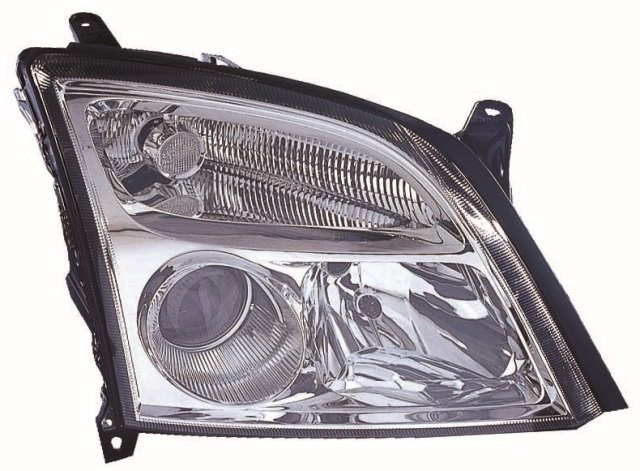 Headlamp Halogen Chrome RH