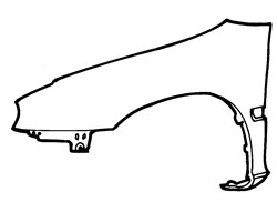 Chrysler Neon 1996-1997 Front Wing (1996-1997)