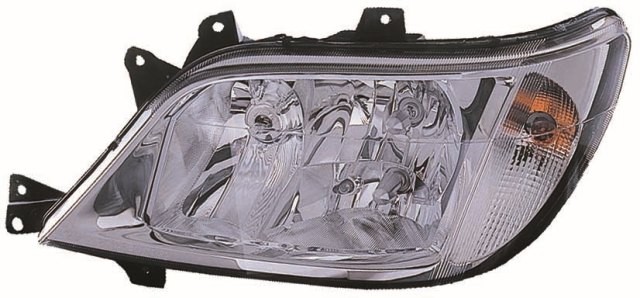 Mercedes Sprinter Van 2003-2006 Headlamp No Fog Lamp L/H