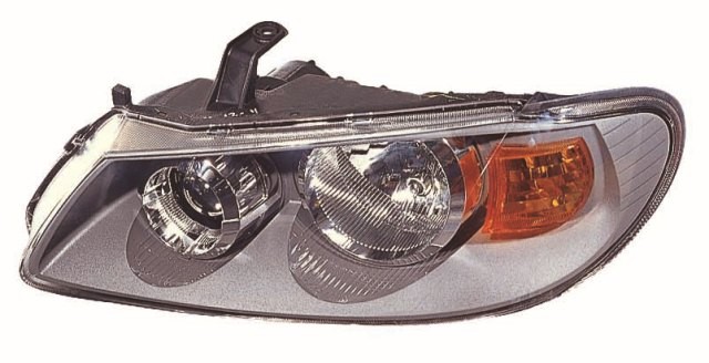 Headlamp Grey Base LH