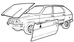 Citroen C15/Visa 1978-2006 Bonnet