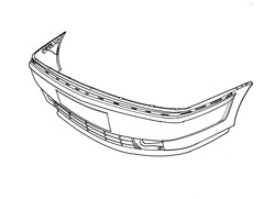 Front Bumper - Fully Primed