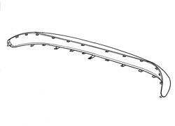 Rear Bumper Mldg Primed