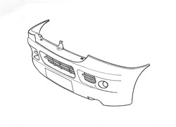 Front Bumper - With Fog Lamps
