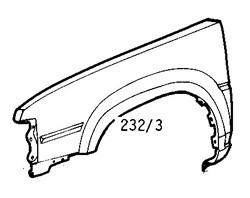 Nissan 720 Pickup 1979-1986 Front Wing