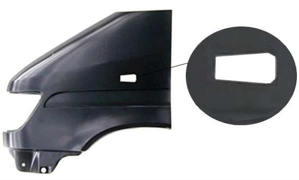 Mercedes Sprinter Van 95-00 Front Wing (With Large Wing Repeater Hole in Middle)