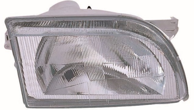 Ford Transit Mk5 1995-2000 Headlamp Manual Type With Plastic Lens