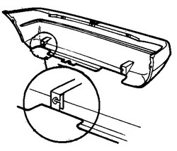 Fiat Uno 1983-1989 Rear Bumper