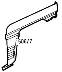 Fiat Panda 1980-1986 Rear Wheel Arch