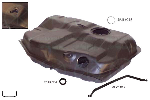 Ford Escort MK4 1986-1990 Fuel Tank