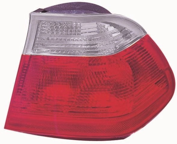 BMW 3 Series 1998-2001 Saloon Rear Lamp - Wing  - Red/Clear