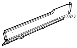 FORD ESCORT MK1 (1968-1975) Sill (Skin)