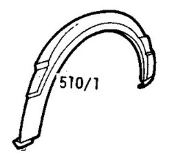 Ford Escort 1980-1986 MK3 Rear Wheel Arch