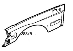 Wing Mounting Panel LH