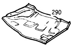 Ford Sierra Mk1 1983-1986 Bulkhead Panel