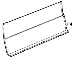 FORD TRANSIT MK3 (01/86-08/91) Side Panel Section - 66cm