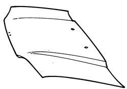 Honda Civic 1992-1995 3 Door Hatchback Bonnet