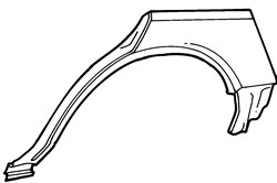 HONDA ACCORD (09/89-05/93) Rear Wheel Arch