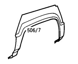 Isuzu Trooper 1989-1991 Rear Wheel Arch