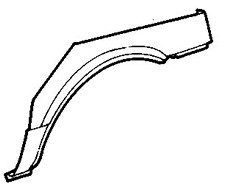 Lada Samara 2108 1987-1991 Rear Wheel Arch (1987-1991)