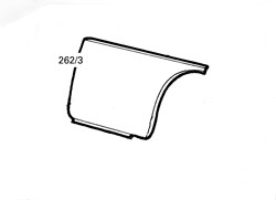 MG MGB (1962-1981) Front Wing Section Lower
