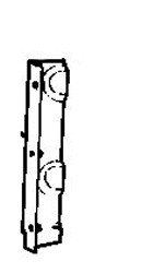 MG MGB (1962-1981) Splash Shiled Flange Nuts