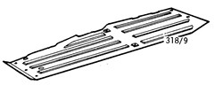 MG MGB 1967-1981 Half Floor - With Drain Holes (1967-1981)