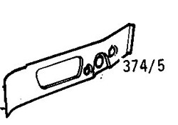 MG MGB (1962-1981) - Chr Bump Rear Spring Support Plate - Chrome Bumper