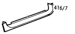 MG MGB 1962-1981 Door Frame Bottom