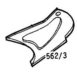 MG MGB (1962-1981) Boot Floor Outer Section