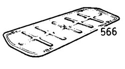 MG MGB (1962-1981) Battery Cover 2 x 6v