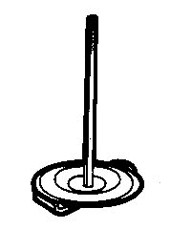 MG MGB (1962-1981) Spare Wheel Clamp - Rostyle