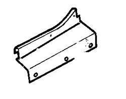 Morris Minor 1949-1973 Rear Door Tread Plate - Stainless Steel