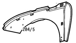 Morris Minor 1949-1973 Front Wing Inner - With A Post Cove