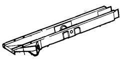 Morris Minor 1949-1973 Front Chassis Leg - With Tie Bar Bracket