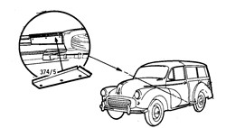 Morris Minor 1949-1973 Rear Closing Panel - Traveller