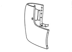 Rear Bumper End Cap - RH